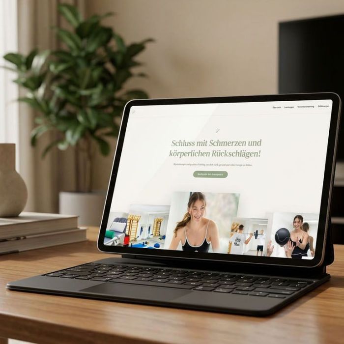 Website und Fotos für Physiotherapie Schwarz