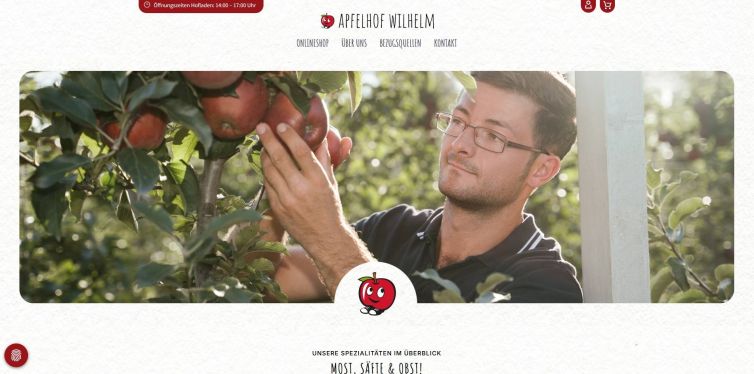 Apfelhof Website