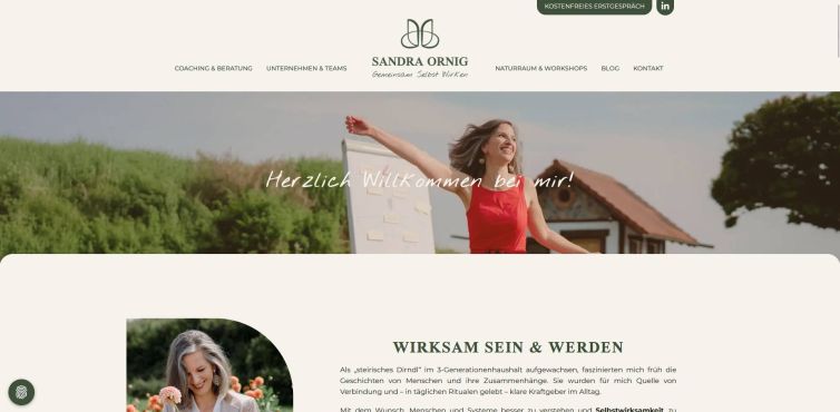 Sandra Ornig Website