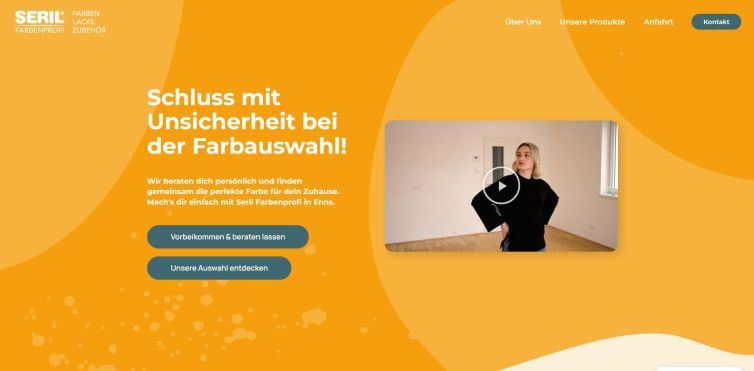 Seril Farbenprofi Website