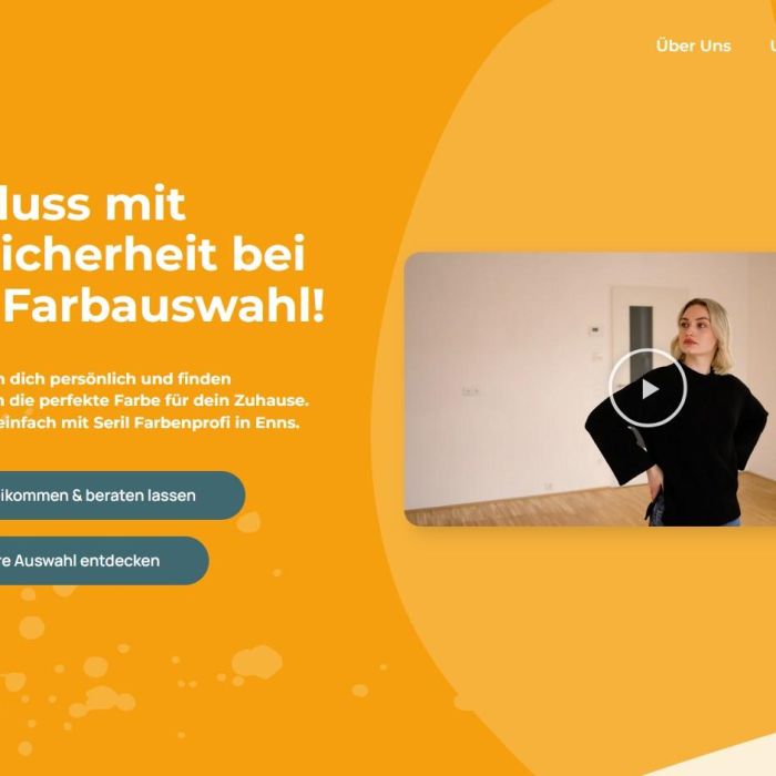 Neue Website für Seril Farbenprofi