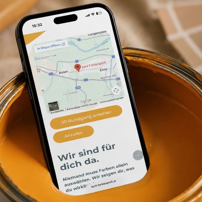 Website und Video für Seril Farbenprofi
