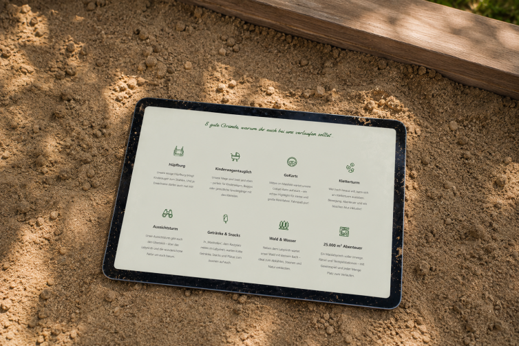 Tablet Maislabyrinth